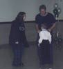 The ringbearer asks Mary & Mike to dance
