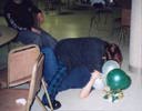 Mary molests Mike & fondles his balloons
